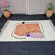 Traditional handmade Beni Ouraine rug, size 150 x 250 cm