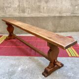 Banc de ferme bois massif