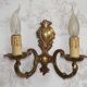 Vintage French Traditional Style Bronze Double Wall Light 5351