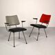 Chaises à cadre tubulaire, ensemble de 2