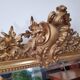 Miroir trumeau doré ancien biseauté 150x99cm