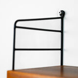 Swedish wooden and metal shelving