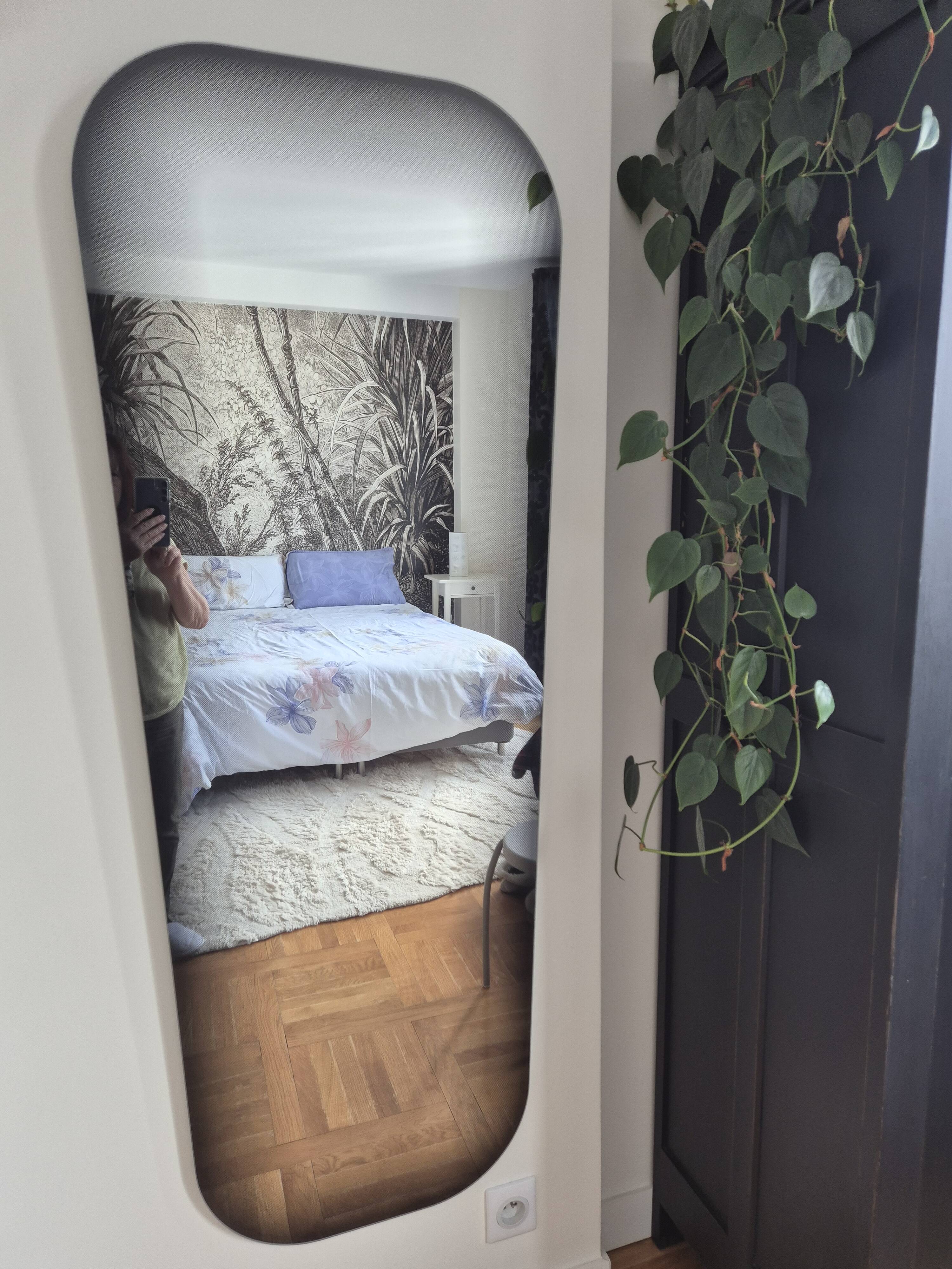 Fading Mirror Eno Studio black rectangle