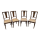 Chaises en cannage année 30-40