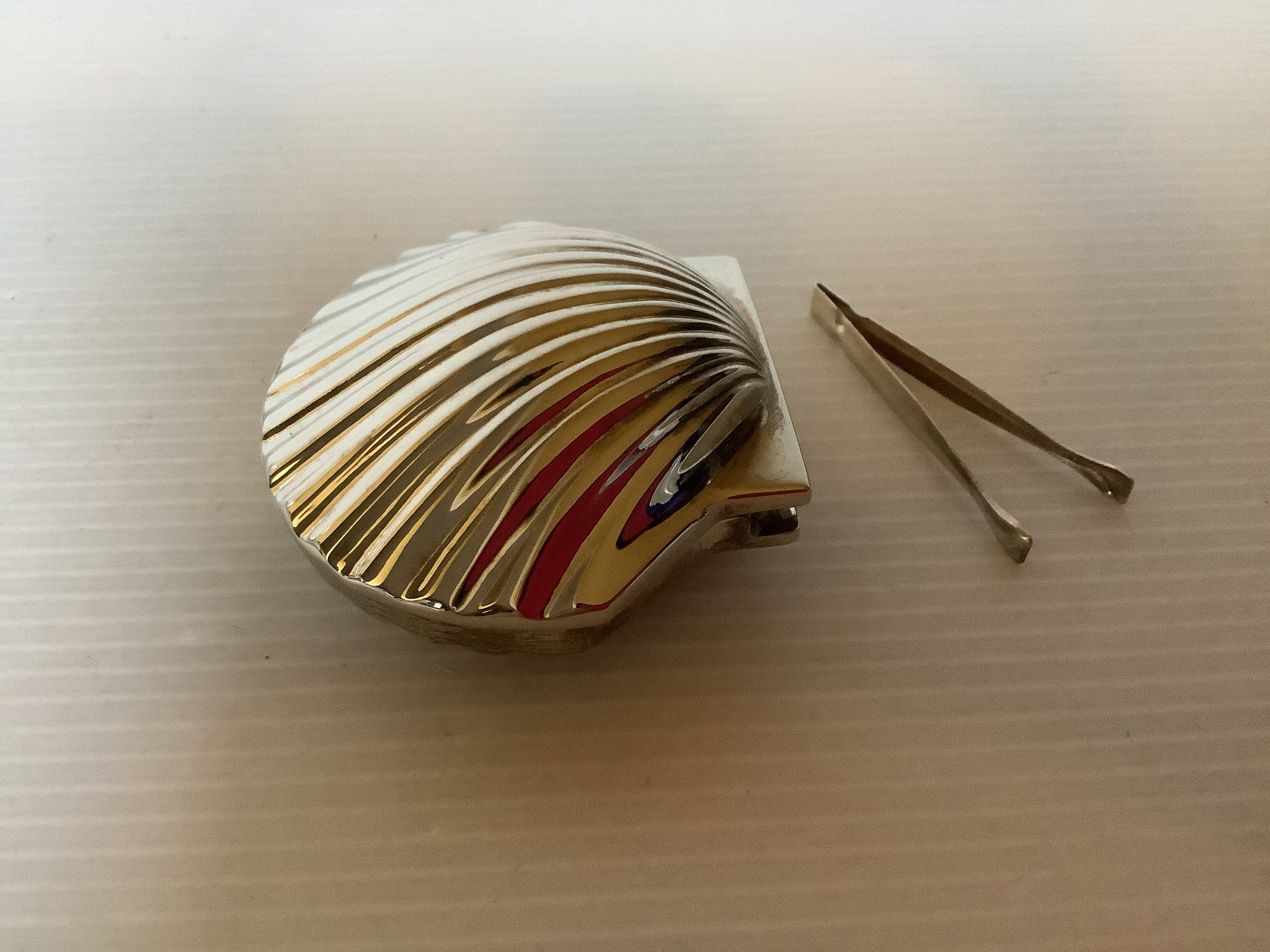 Mini sugar bowl scallop sugar sweetener