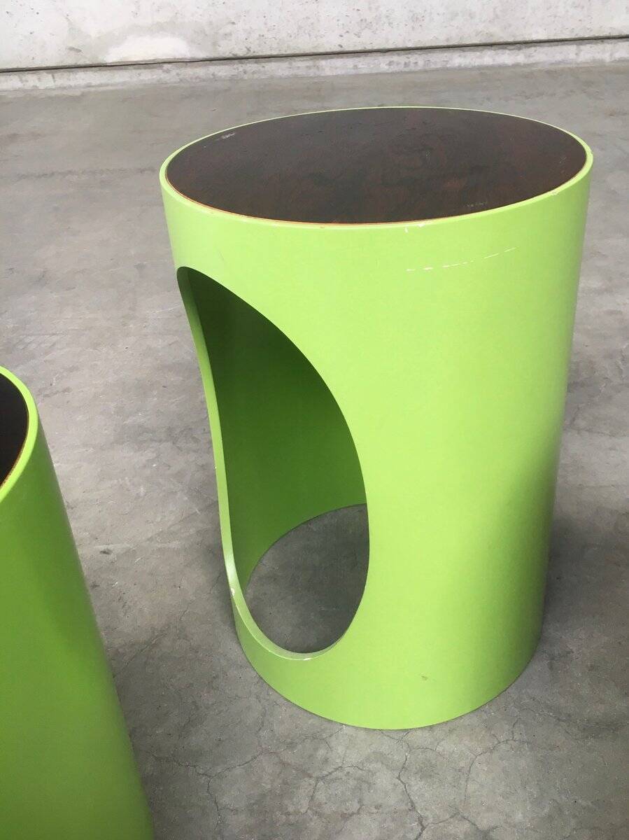 Mid-Century Modern Space Age Design Nesting Table Set by Opal, Germany, 1960s, Set of 3