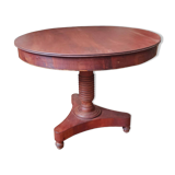 Round table with central tripod leg
