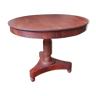 Table ronde pied central tripode