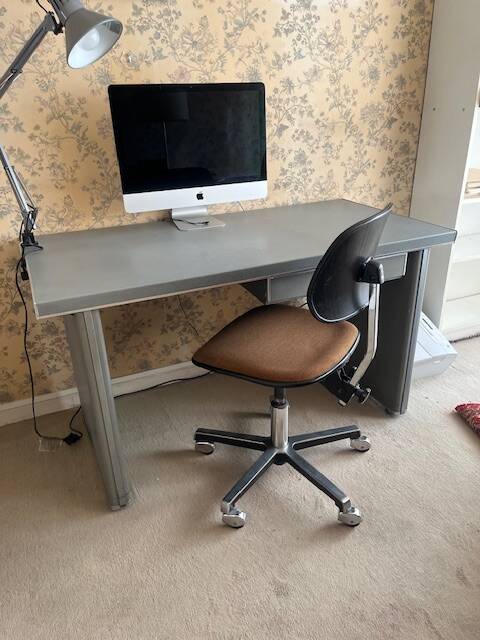 1970s metal desk