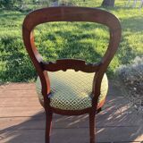 4 chaises Louis Philippe en acajou massif, XIXe siècle