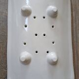 Double asparagus dish, slush sauce boat