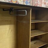 1930s English oak cabinet