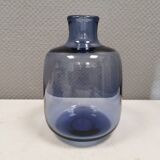 Magnifique et rare vase Safir de Per Lütken pour Holmegaard Danemark 1962.