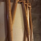 Rattan lamp by Louis Sognot