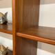 Teak "system" library, suede, 1960