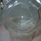 Pair of 2 old jam pots 500 ml