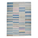 8x12 Light Blue & Off White Large Kilim Rug, 260x361Cm