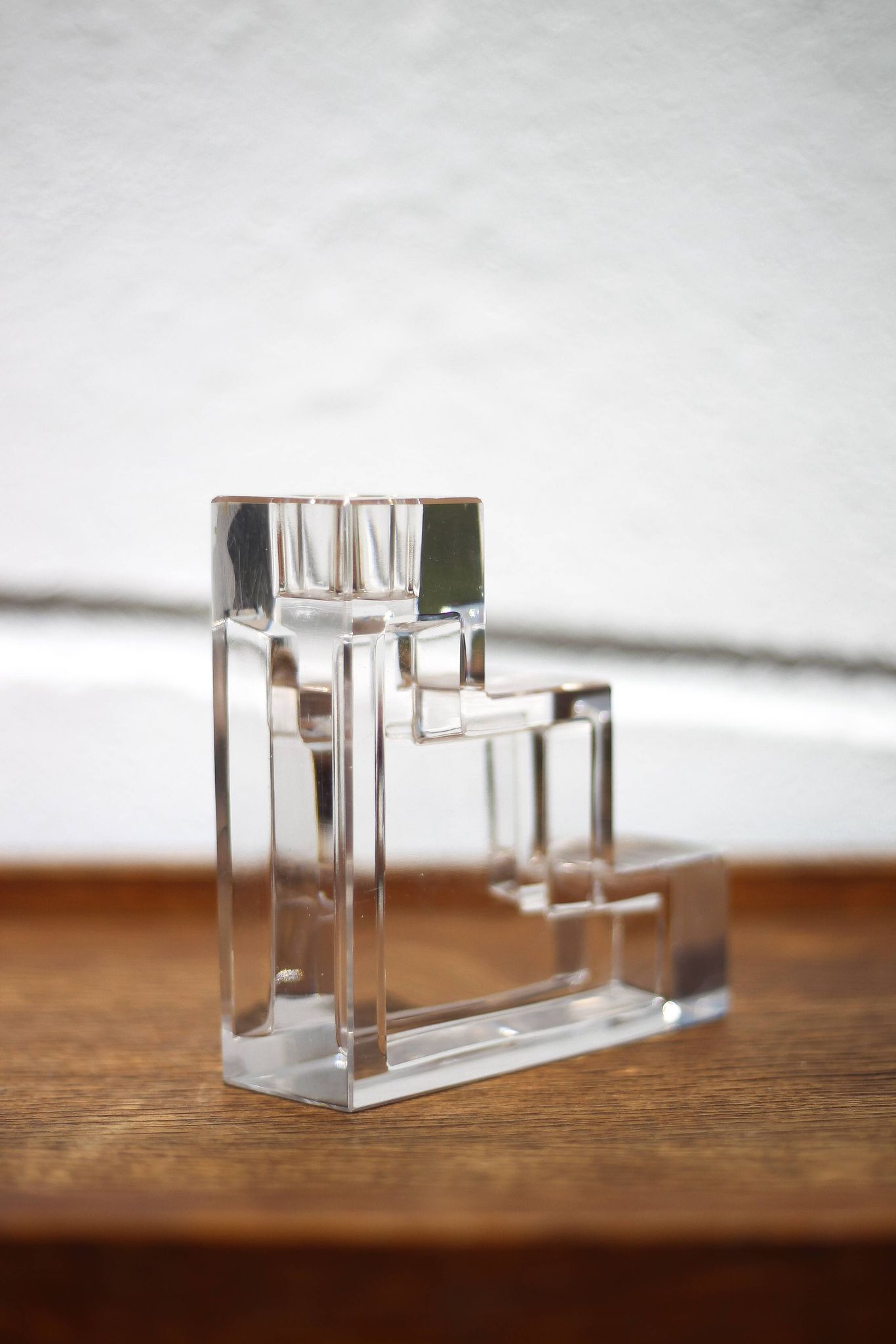Pair of Wilber Elm Pristine Table Architecture candle holders, MMA Metropolitan Museum of Art