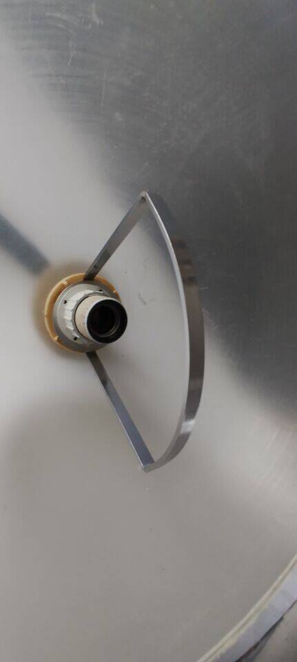 Chandelier rises and falls transparent plastic and chrome vintage 1970 space age