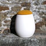 Pouf Vintage Design ou Tabouret / Coffre à linge Œuf Allibert