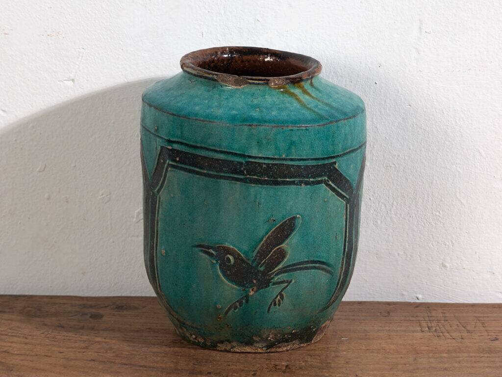Ancient emerald green vase (c.1820) #20