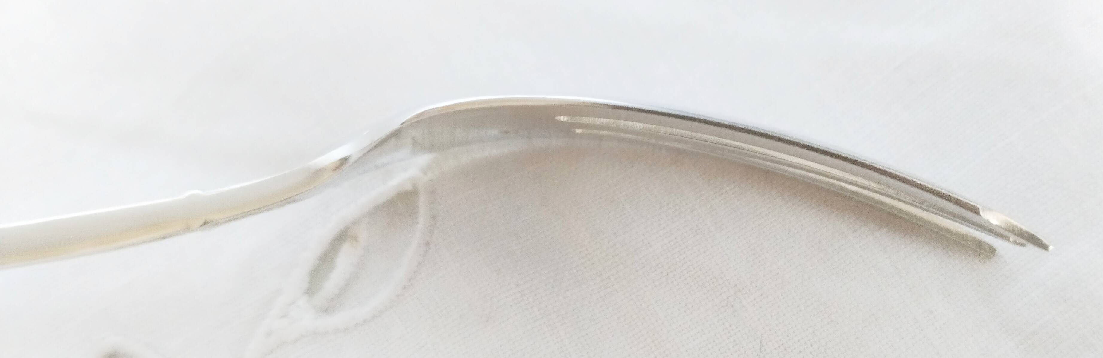 Oyster or dessert forks, silver