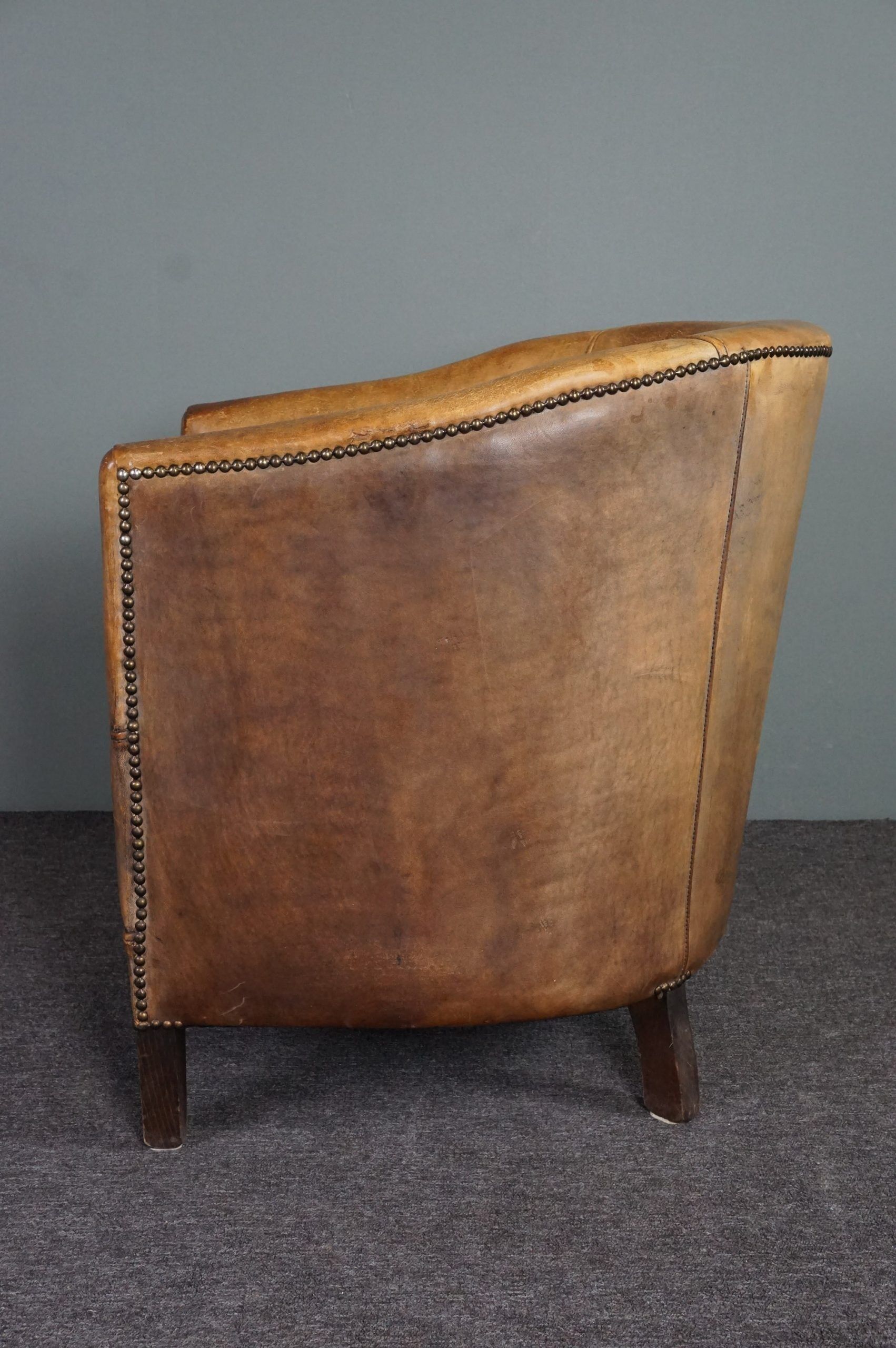 Sheepskin armchair
