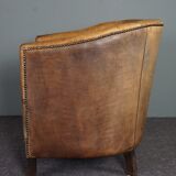 Sheepskin armchair
