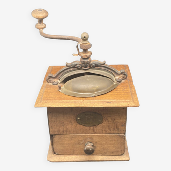 Japy frères wooden coffee grinder