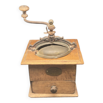 Japy frères wooden coffee grinder