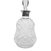 Art Deco crystal silver carafe, Denmark, 1930s