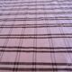 White and black checkered tablecloth from Morocco - 193 x 339 cm