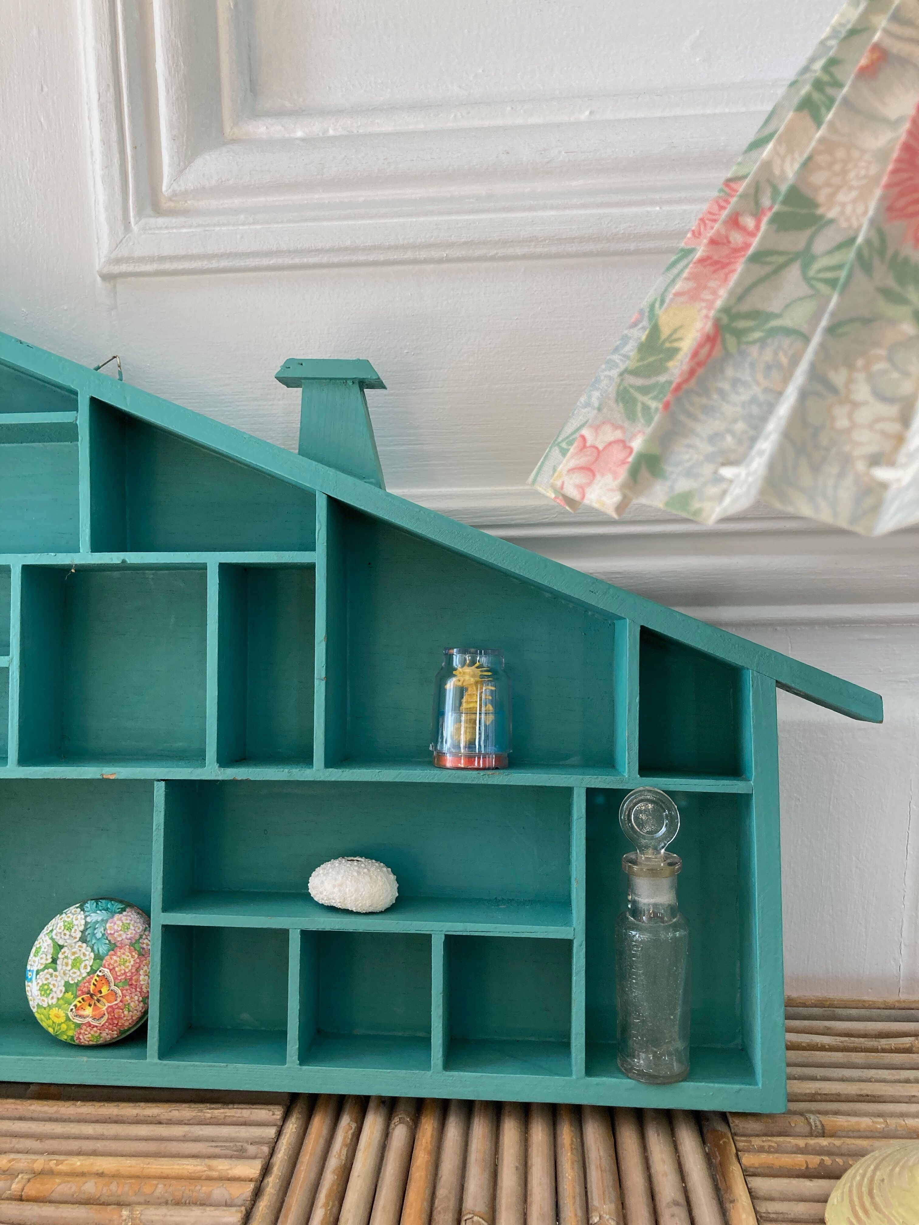 Homemade locker shelves