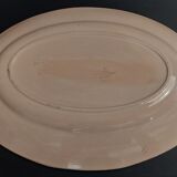 Oval dish Digoin Sarreguemines early twentieth century