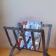 Brutalist magazine rack