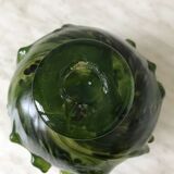 Patrick Lepage blown glass candle holder