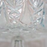 Crystal fruit cup with rounded edges