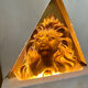 Vintage lamp Koros series lion look