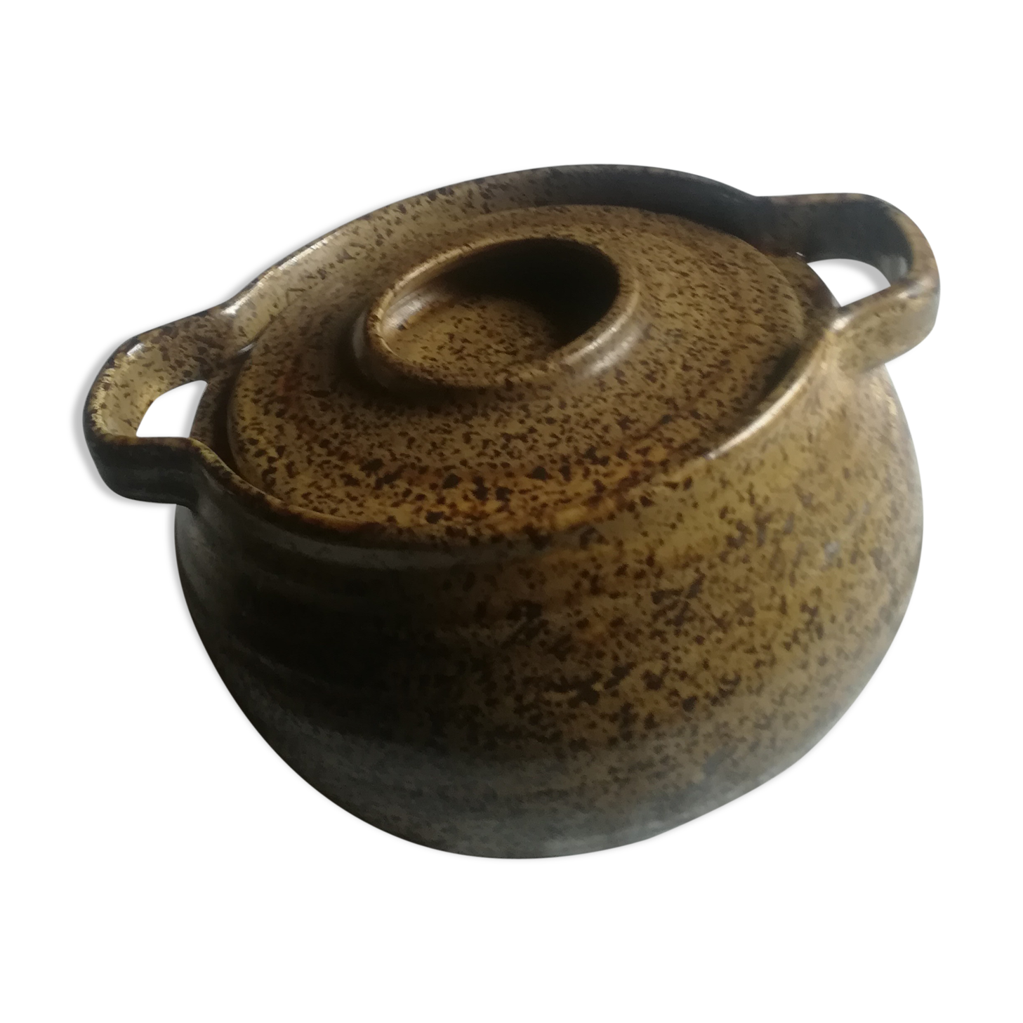 Vintage stoneware salad bowl