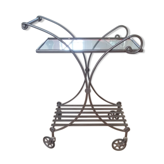 Wheelchair serving table