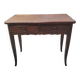 Table, console, dressing table in solid oak with curved legs - 1900