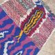 Tapis marocain Azilal fait main, tapis berbère en laine tissé à la main.