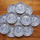 12 dessert plates in earthenware "Burgenland" Villeroy and vintage Boch