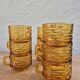 Amber glass cups