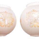 Paire de globes pour luminaires