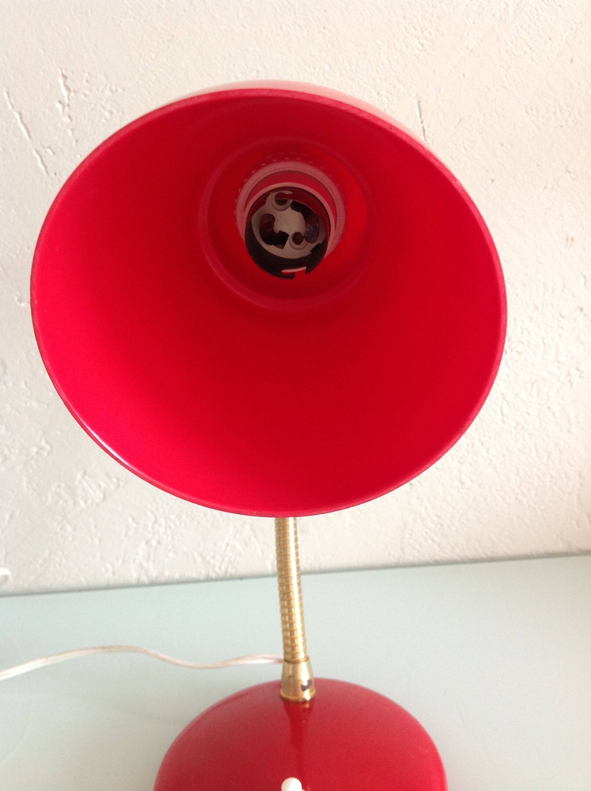 Red lamp