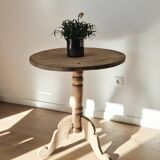 Antique oak tripod table