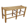 1950s straw bench