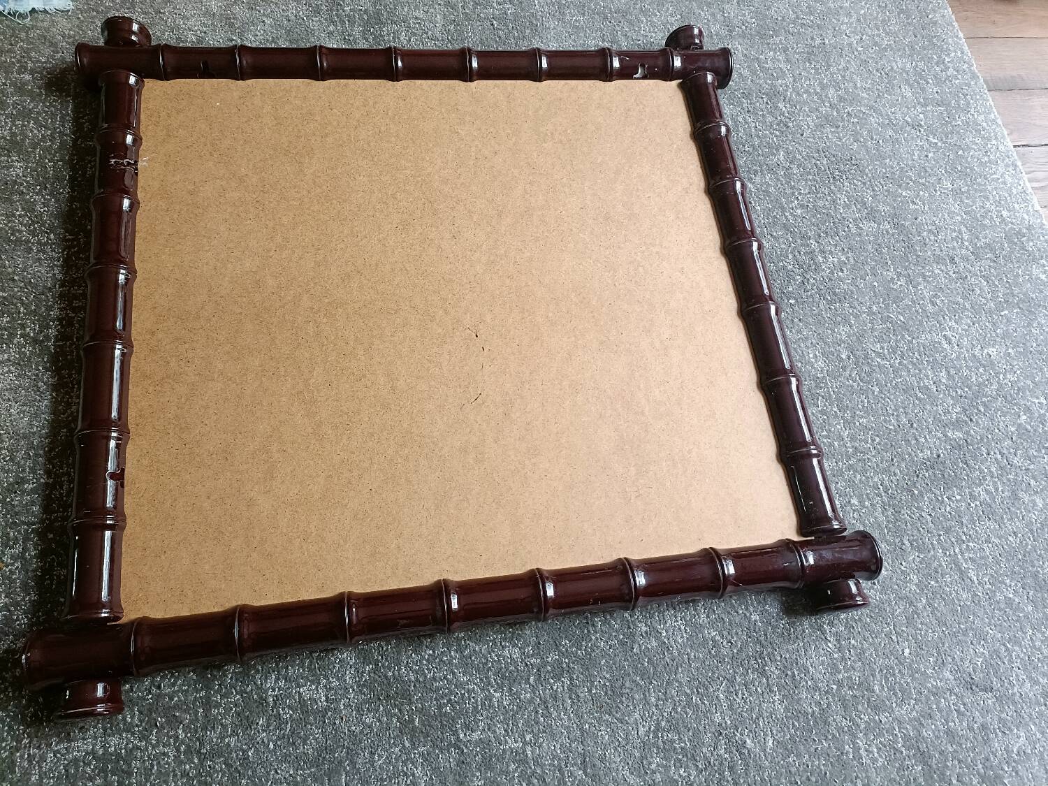 Vintage bamboo style mirror