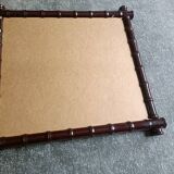 Vintage bamboo style mirror